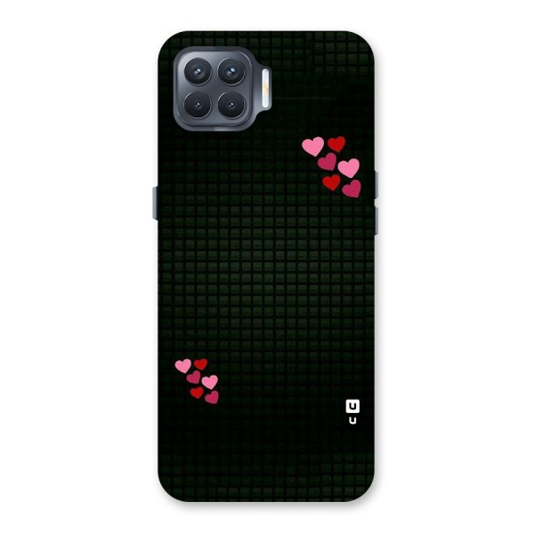 Square and Hearts Back Case for Oppo F17 Pro