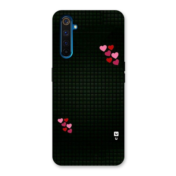 Square and Hearts Back Case for Realme 6 Pro