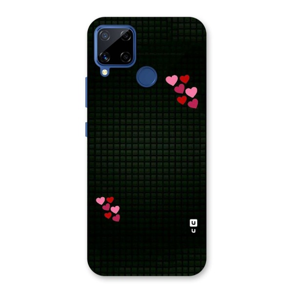 Square and Hearts Back Case for Realme Narzo 30A