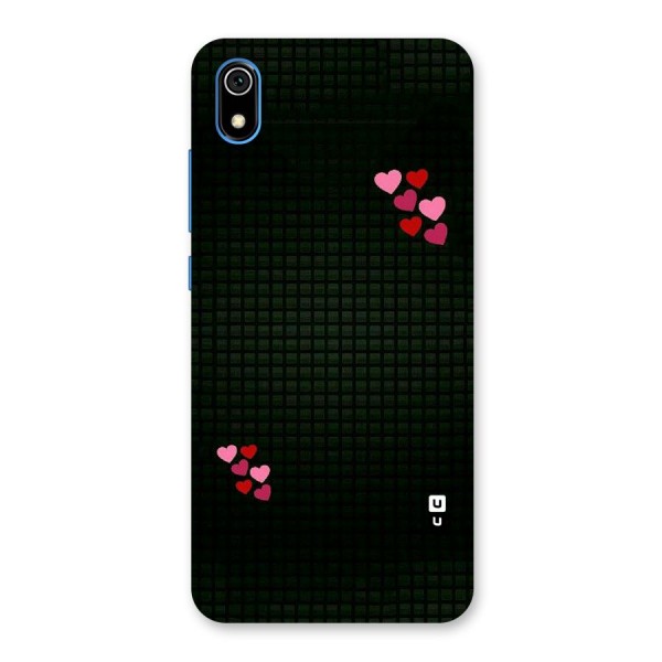 Square and Hearts Back Case for Redmi 7A