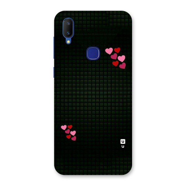 Square and Hearts Back Case for Vivo V11