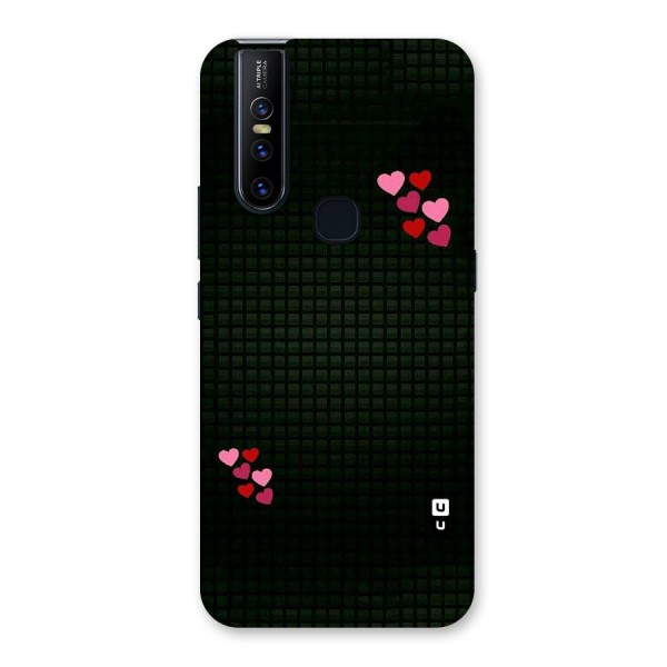 Square and Hearts Back Case for Vivo V15