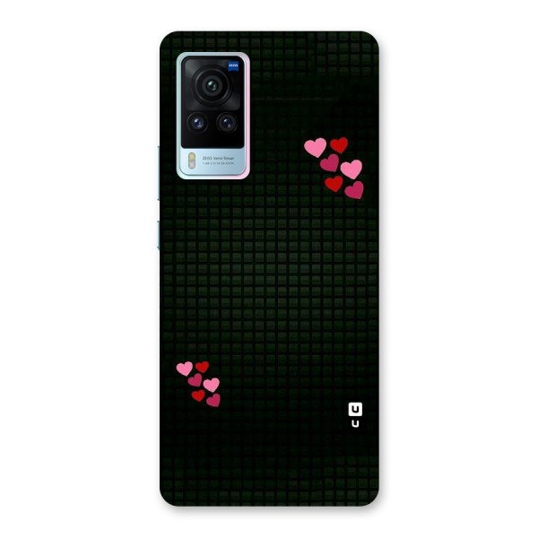 Square and Hearts Back Case for Vivo X60 Pro