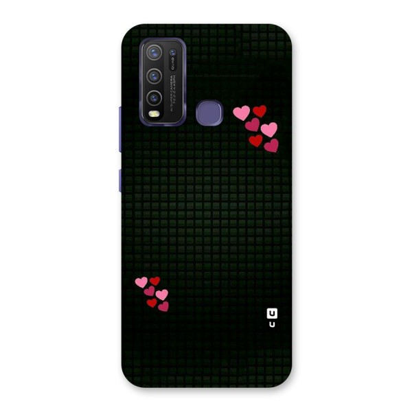 Square and Hearts Back Case for Vivo Y30