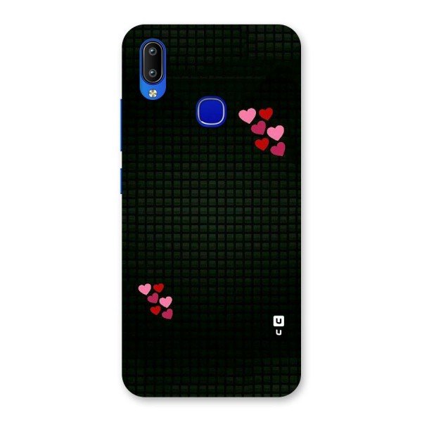 Square and Hearts Back Case for Vivo Y91