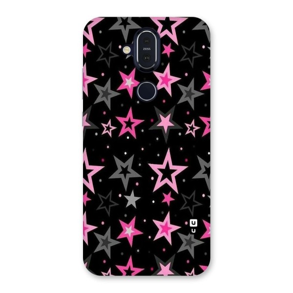 Star Outline Back Case for Nokia 8.1