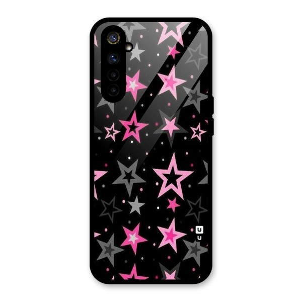 Star Outline Glass Back Case for Realme 6