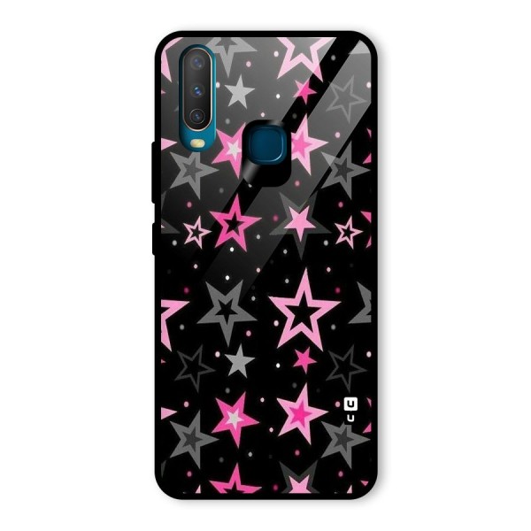 Star Outline Glass Back Case for Vivo Y12