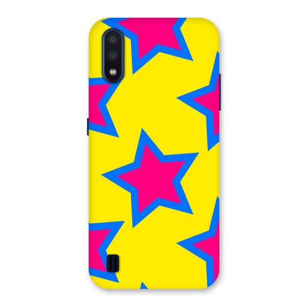 Star Pattern Back Case for Galaxy M01