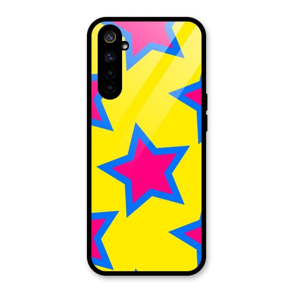 Star Pattern Glass Back Case for Realme 6