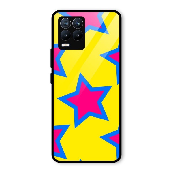 Star Pattern Glass Back Case for Realme 8 Pro