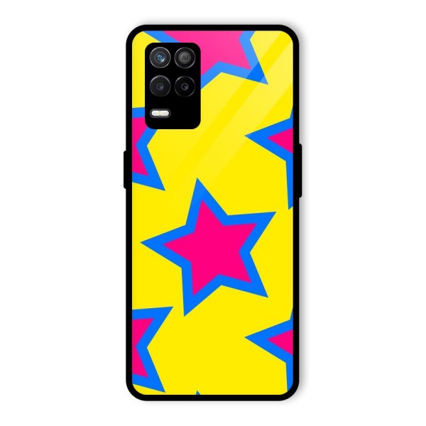 Star Pattern Glass Back Case for Realme 9 5G