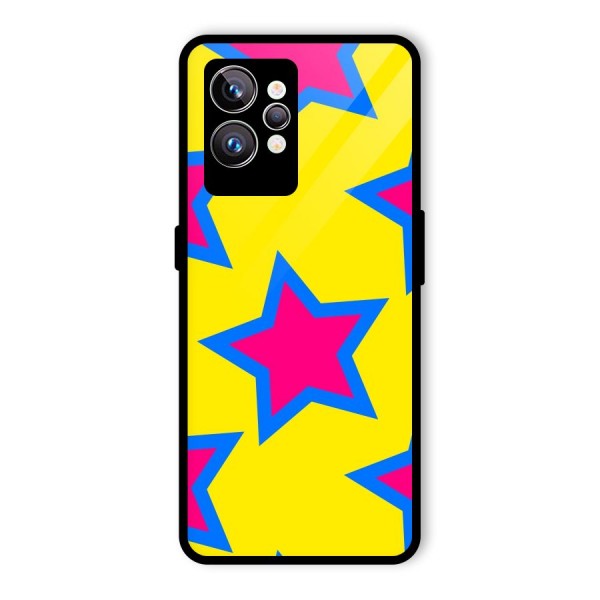 Star Pattern Glass Back Case for Realme GT2 Pro