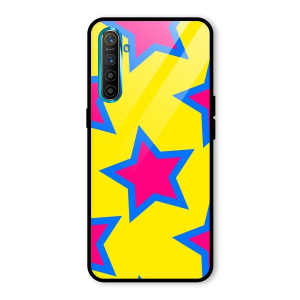 Star Pattern Glass Back Case for Realme XT