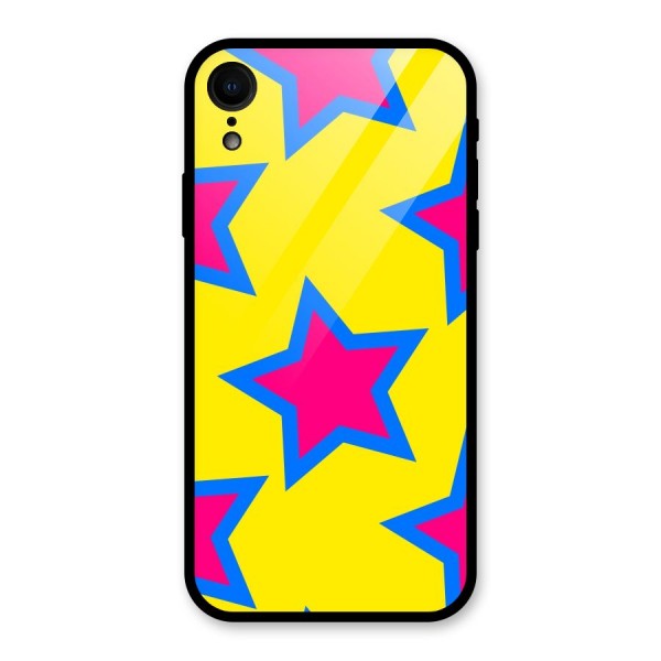 Star Pattern Glass Back Case for XR