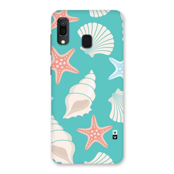 Starfish Sea Shell Back Case for Galaxy A20