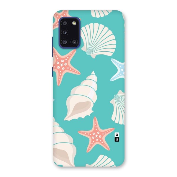 Starfish Sea Shell Back Case for Galaxy A31