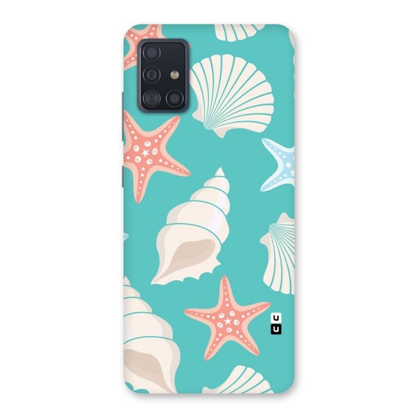 Starfish Sea Shell Back Case for Galaxy A51