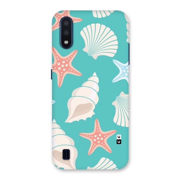 Starfish Sea Shell Back Case for Galaxy M01