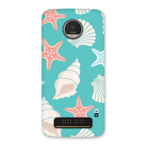 Starfish Sea Shell Back Case for Moto Z Play