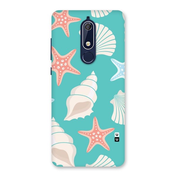 Starfish Sea Shell Back Case for Nokia 5.1