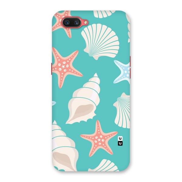 Starfish Sea Shell Back Case for Oppo A3s