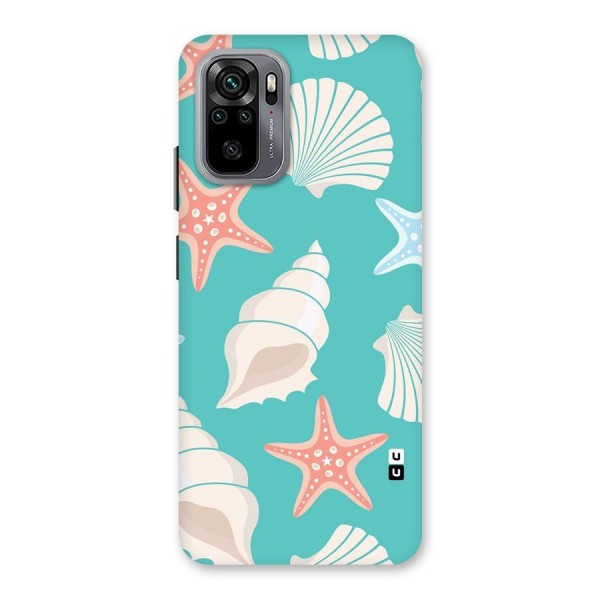 Starfish Sea Shell Back Case for Redmi Note 10