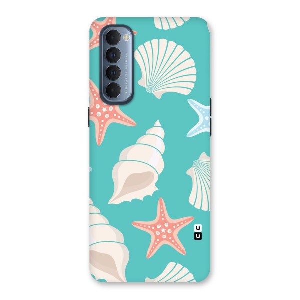 Starfish Sea Shell Back Case for Reno4 Pro