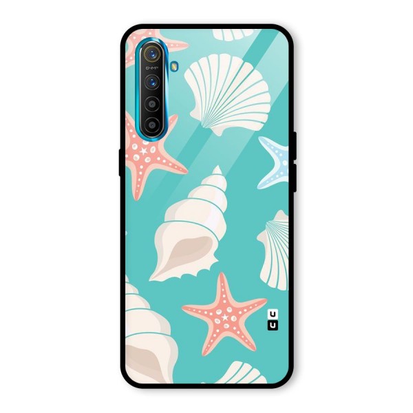 Starfish Sea Shell Glass Back Case for Realme XT