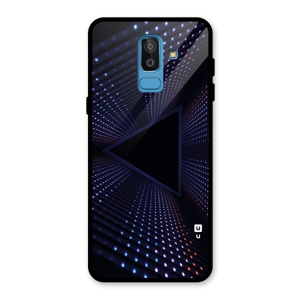 Stars Abstract Glass Back Case for Galaxy J8