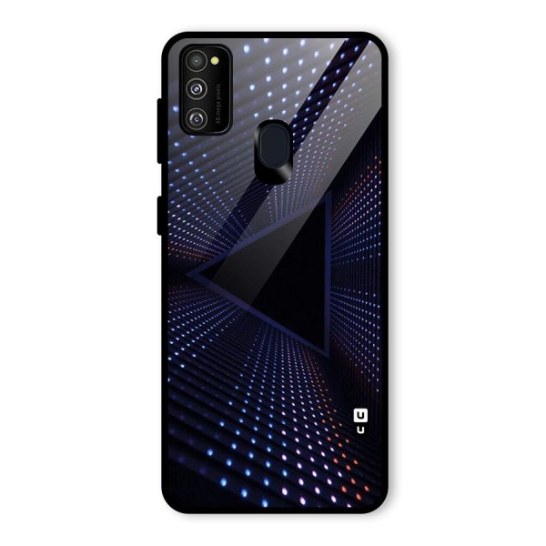 Stars Abstract Glass Back Case for Galaxy M21