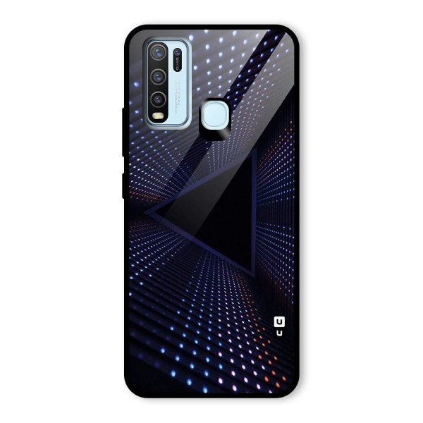 Stars Abstract Glass Back Case for Vivo Y30