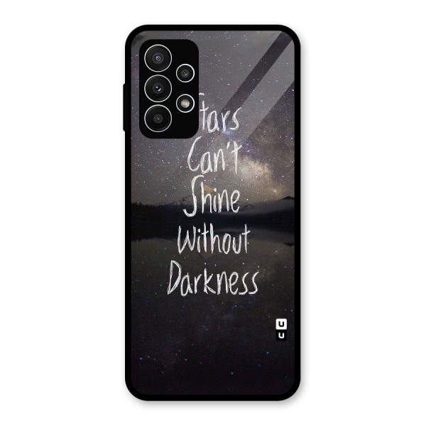 Stars Shine Glass Back Case for Galaxy A23