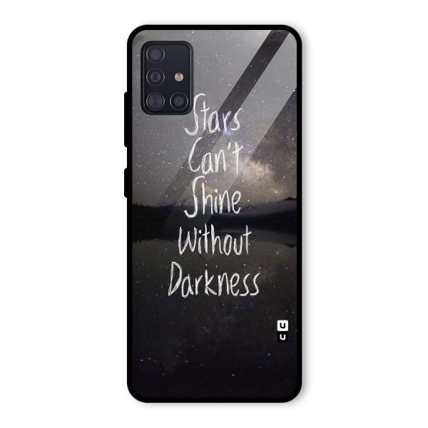 Stars Shine Glass Back Case for Galaxy A51