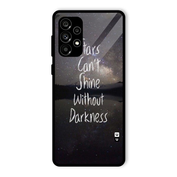 Stars Shine Glass Back Case for Galaxy A73 5G