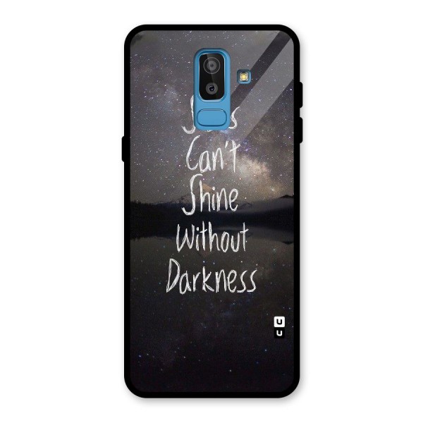 Stars Shine Glass Back Case for Galaxy J8