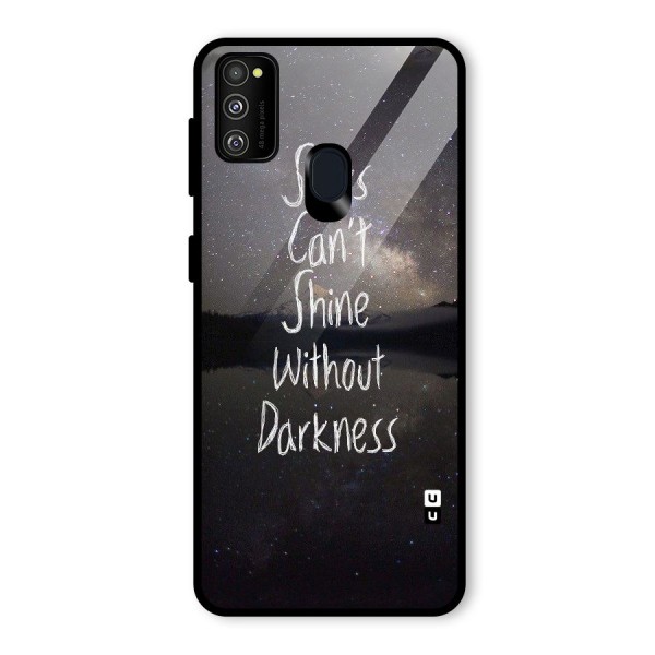 Stars Shine Glass Back Case for Galaxy M21