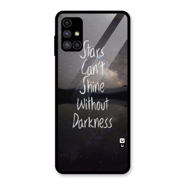 Stars Shine Glass Back Case for Galaxy M51