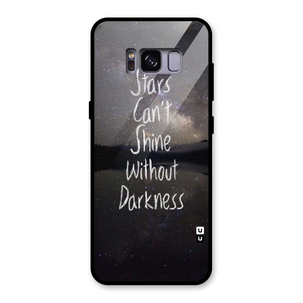 Stars Shine Glass Back Case for Galaxy S8