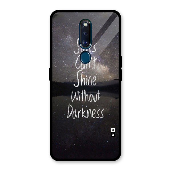 Stars Shine Glass Back Case for Oppo F11 Pro