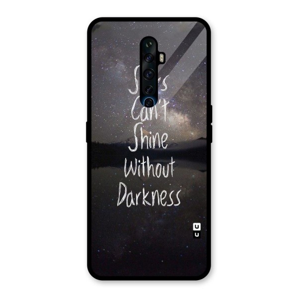 Stars Shine Glass Back Case for Oppo Reno2 Z