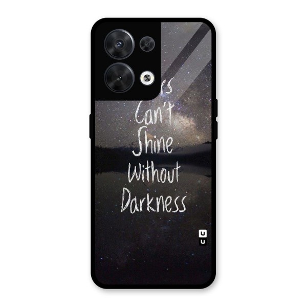 Stars Shine Glass Back Case for Oppo Reno8 5G