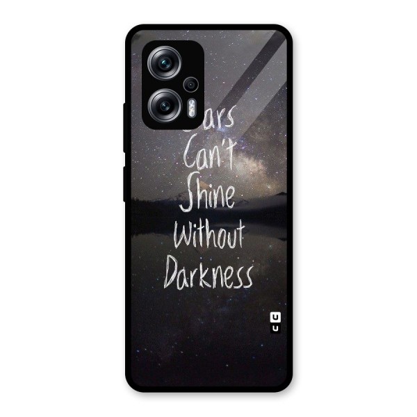 Stars Shine Glass Back Case for Redmi K50i