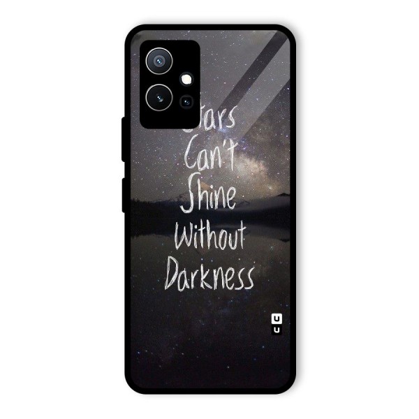 Stars Shine Glass Back Case for Vivo T1 5G