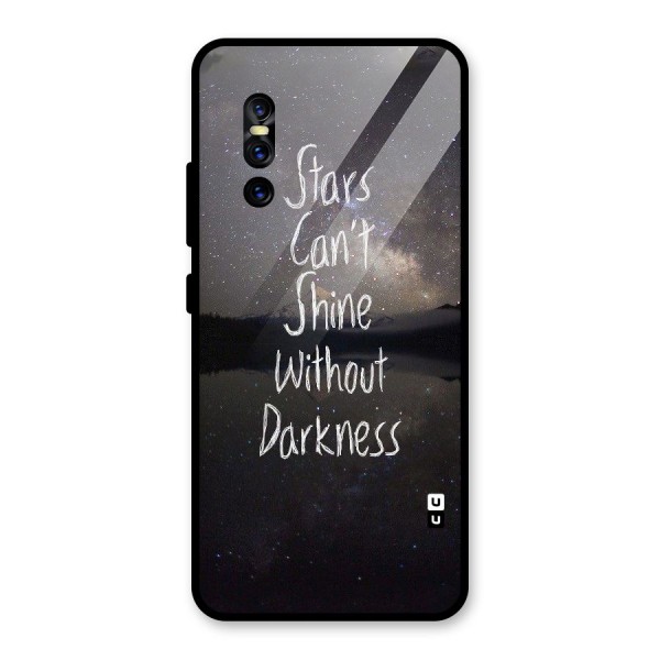 Stars Shine Glass Back Case for Vivo V15 Pro