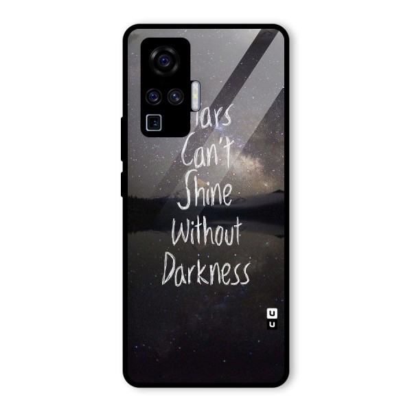 Stars Shine Glass Back Case for Vivo X50 Pro