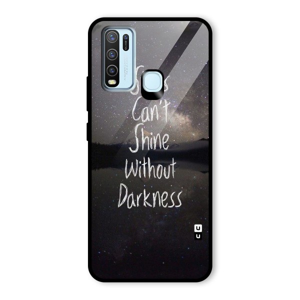 Stars Shine Glass Back Case for Vivo Y30