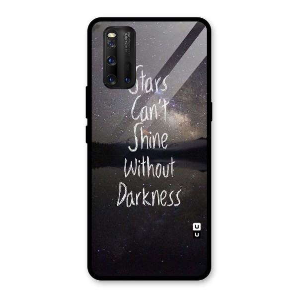 Stars Shine Glass Back Case for Vivo iQOO 3