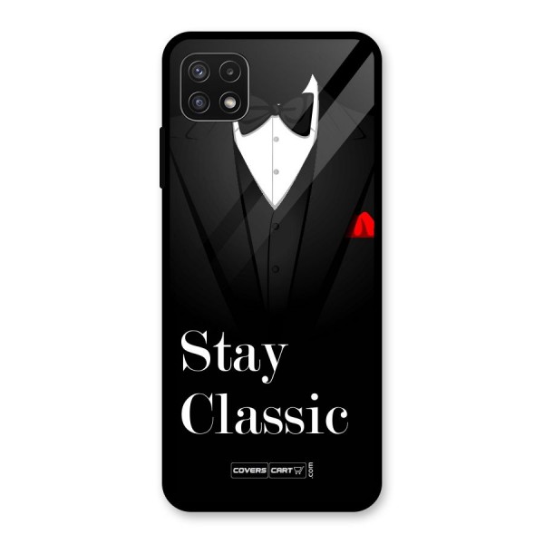 Stay Classic Glass Back Case for Galaxy A22 5G