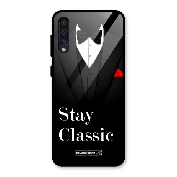 Stay Classic Glass Back Case for Galaxy A50s